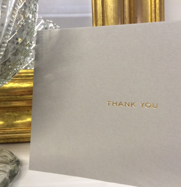 Thank you cards - classic